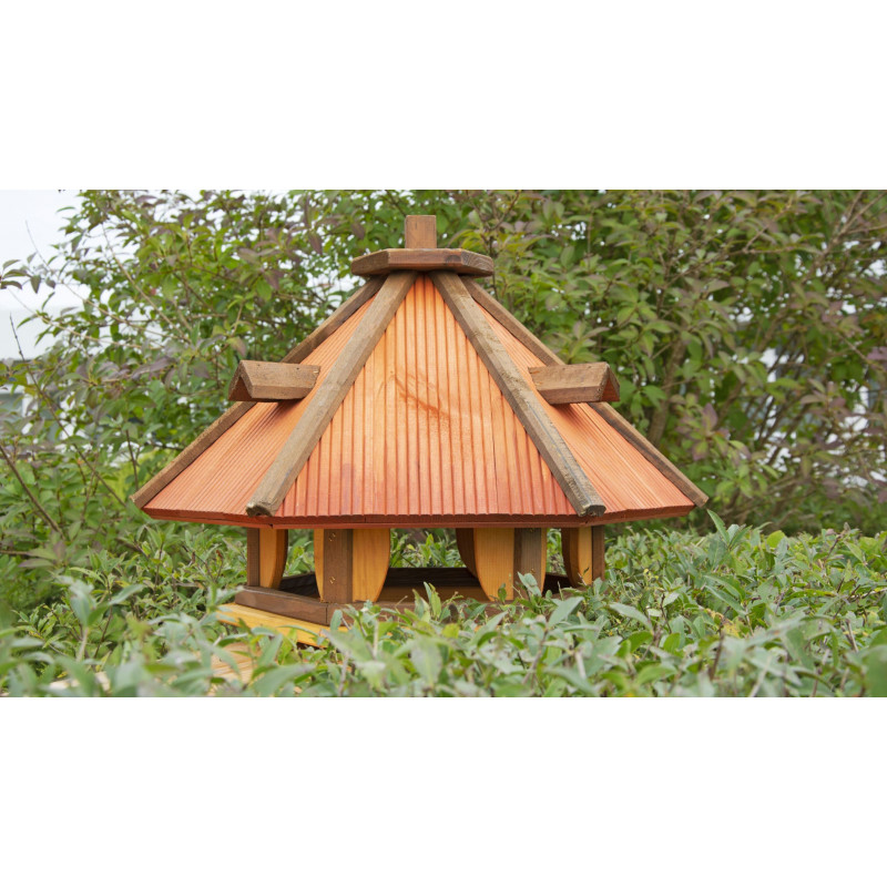 Karmnik dla ptaków DUŻY drewniany KAWKA I