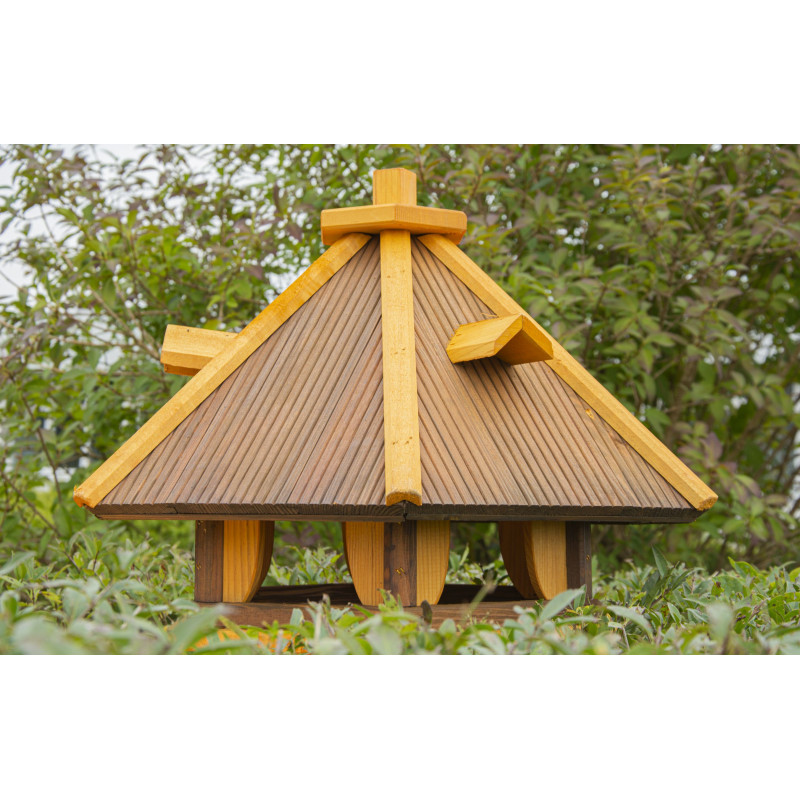 Karmnik dla ptaków DUŻY drewniany KAWKA II Karmnik dla ptaków DUŻY drewniany KAWKA II