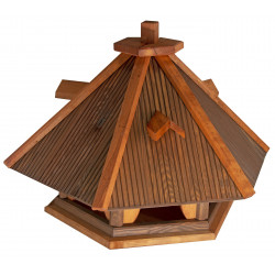 Karmnik dla ptaków SOLIDNY drewniany KAWKA IV