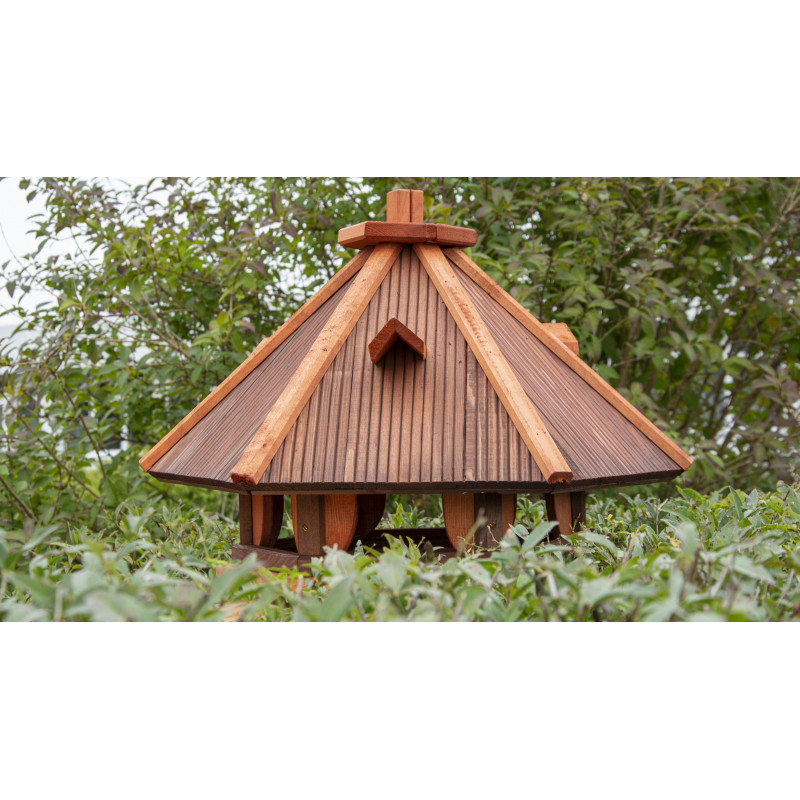 Karmnik dla ptaków SOLIDNY drewniany KAWKA IV