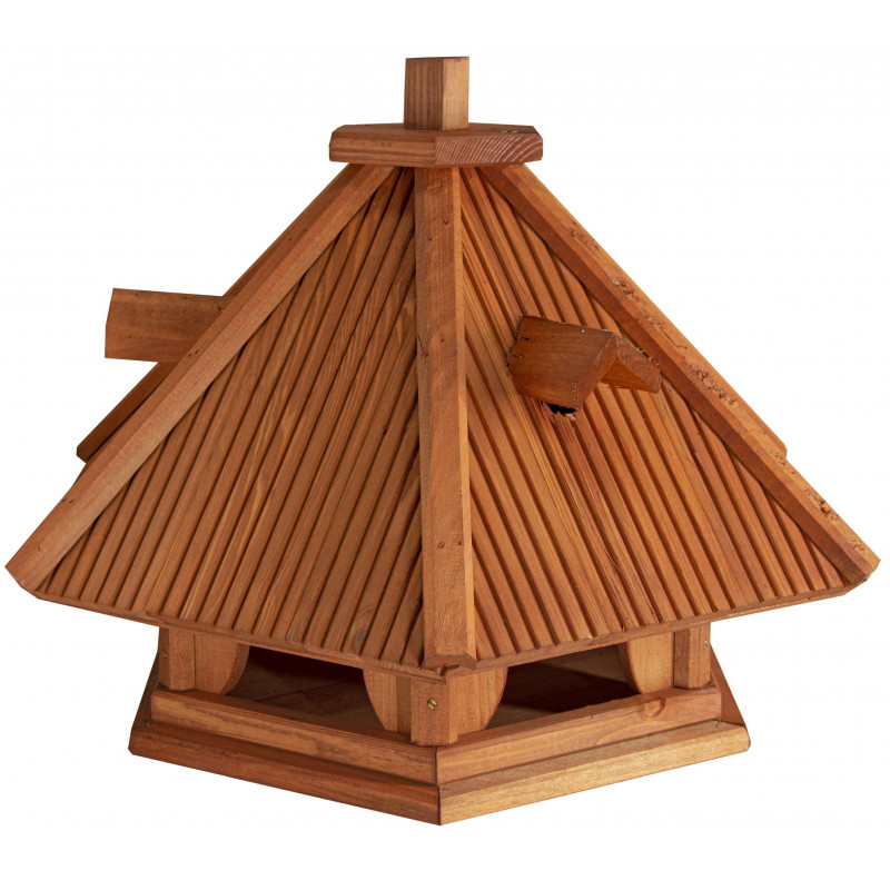 Karmnik dla ptaków SOLIDNY drewniany KAWKA V