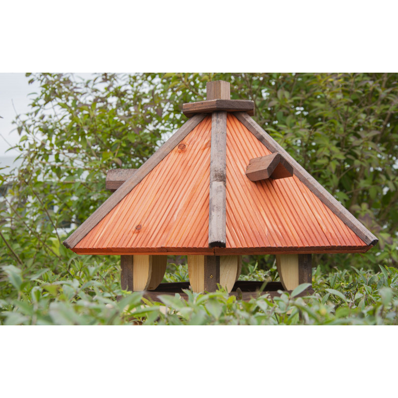 Karmnik dla ptaków DUŻY drewniany KAWKA IX