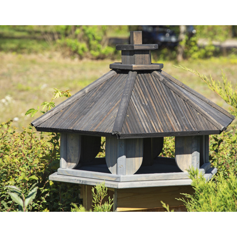 Karmnik dla ptaków SOLIDNY drewniany KUKUŁKA VII