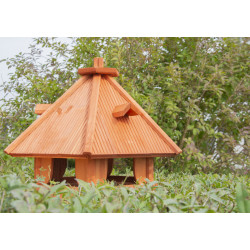Karmnik dla ptaków SOLIDNY drewniany RUDZIK V
