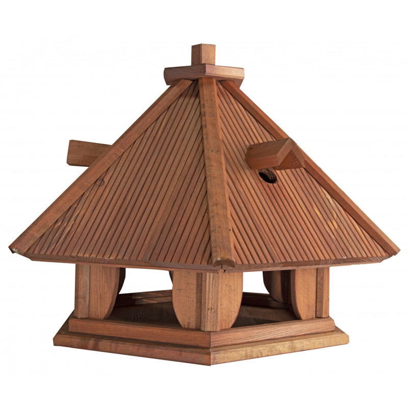 Karmnik dla ptaków SOLIDNY drewniany RUDZIK VI Karmnik dla ptaków SOLIDNY drewniany RUDZIK VI