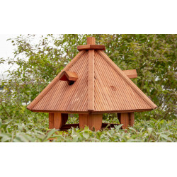 Karmnik dla ptaków SOLIDNY drewniany RUDZIK VI