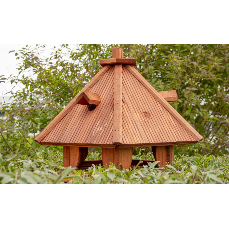 Karmnik dla ptaków SOLIDNY drewniany RUDZIK VI Karmnik dla ptaków SOLIDNY drewniany RUDZIK VI