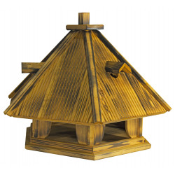 Karmnik dla ptaków SOLIDNY drewniany RUDZIK VII