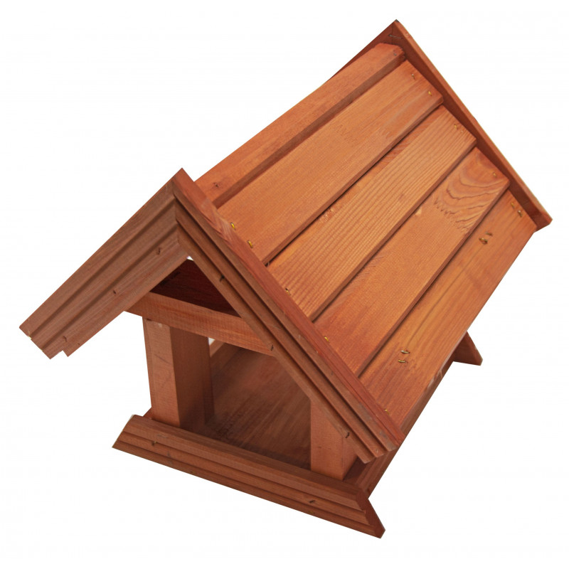 Karmnik dla ptaków SOLIDNY drewniany GIL IV