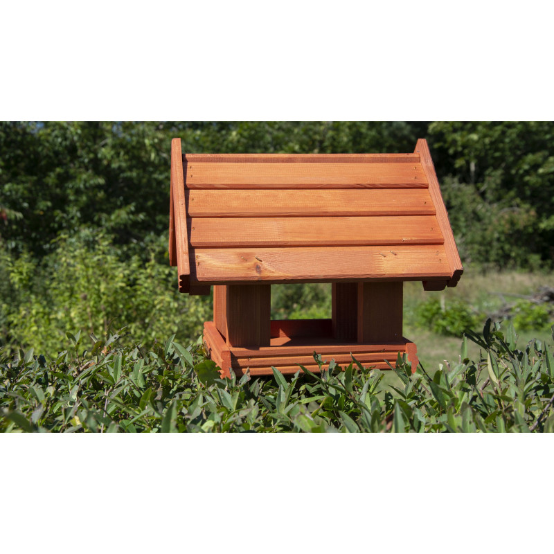 Karmnik dla ptaków SOLIDNY drewniany GIL IV