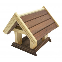 Karmnik dla ptaków drewniany budka GIL III