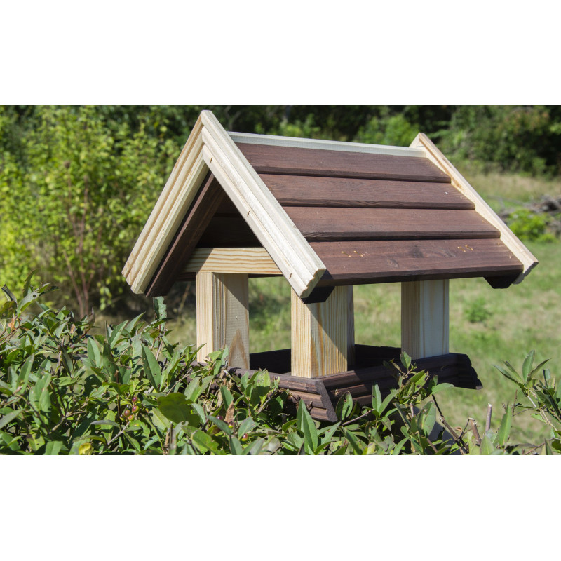 Karmnik dla ptaków drewniany budka GIL III