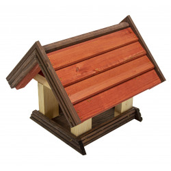 Karmnik dla ptaków SOLIDNY drewniany GIL VIII