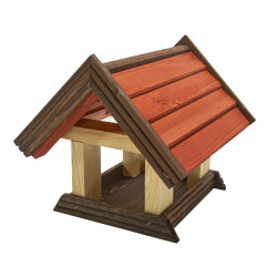 Karmnik dla ptaków SOLIDNY drewniany GIL VIII