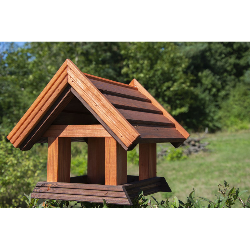 Karmnik dla ptaków SOLIDNY drewniany GIL IX