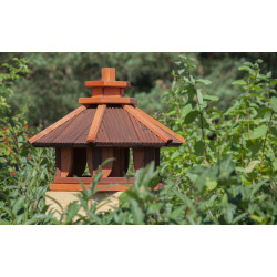 Karmnik dla ptaków SOLIDNY drewniany SIKORKA IV