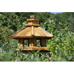 Karmnik dla ptaków SOLIDNY drewniany SIKORKA VII