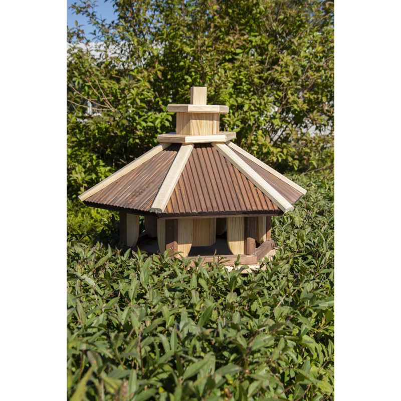 Karmnik dla ptaków SOLIDNY drewniany KOS III