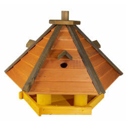 Karmnik dla ptaków SOLIDNY drewniany ZIĘBA I