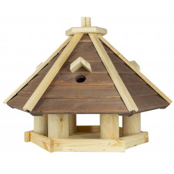Karmnik dla ptaków SOLIDNY drewniany ZIĘBA III