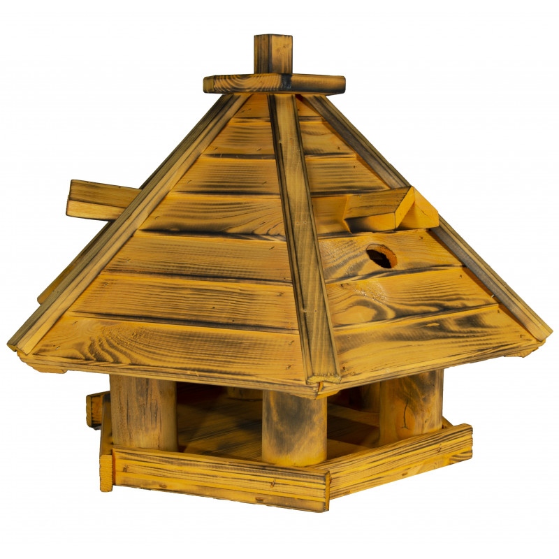 Karmnik dla ptaków SOLIDNY drewniany ZIĘBA VII