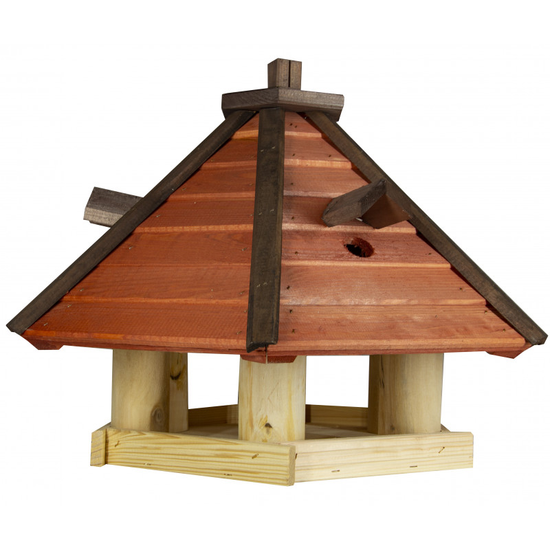 Karmnik dla ptaków SOLIDNY drewniany ZIĘBA IX