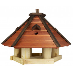 Karmnik dla ptaków SOLIDNY drewniany ZIĘBA IX