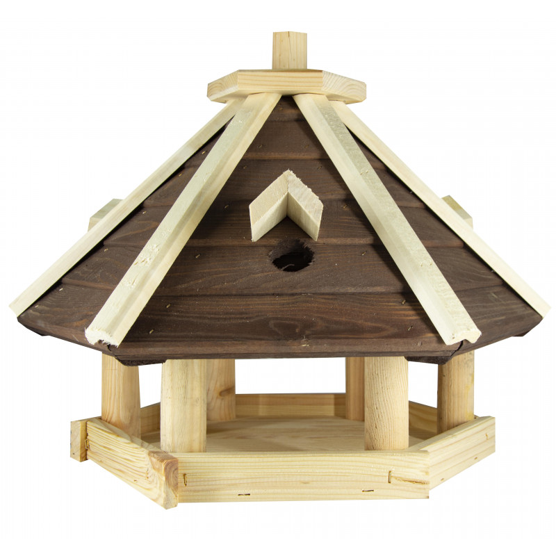 Karmnik dla ptaków drewniany budka ŚWIERGOTEK III