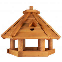 Karmnik dla ptaków SOLIDNY drewniany ŚWIERGOTEK V