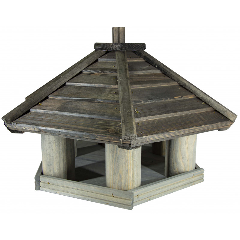 Karmnik dla ptaków DUŻY drewniany WRÓBEL III