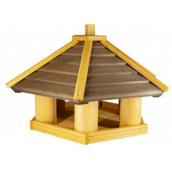 Karmnik dla ptaków DUŻY drewniany WRÓBEL VII