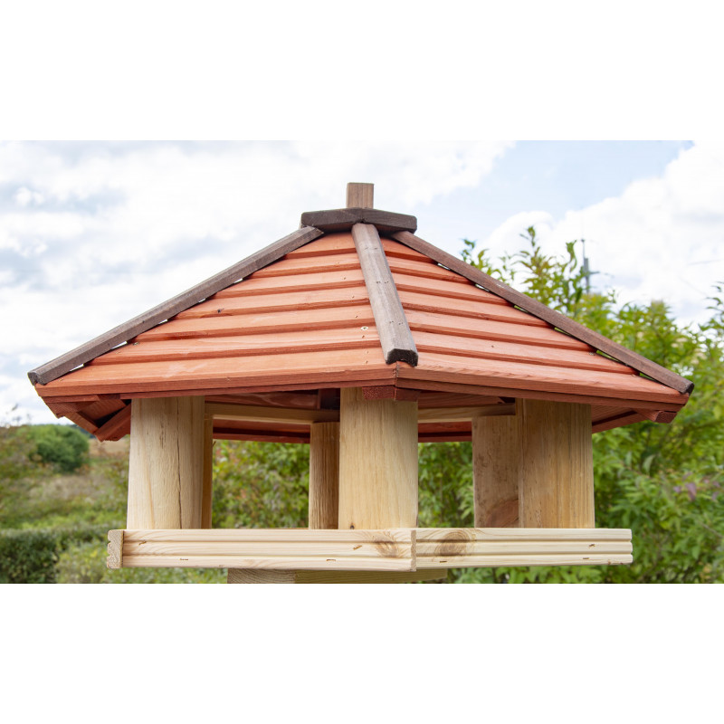 Karmnik dla ptaków drewniany SKOWRONEK I