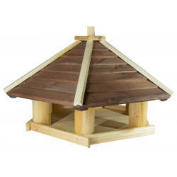 Karmnik dla ptaków drewniany SKOWRONEK II
