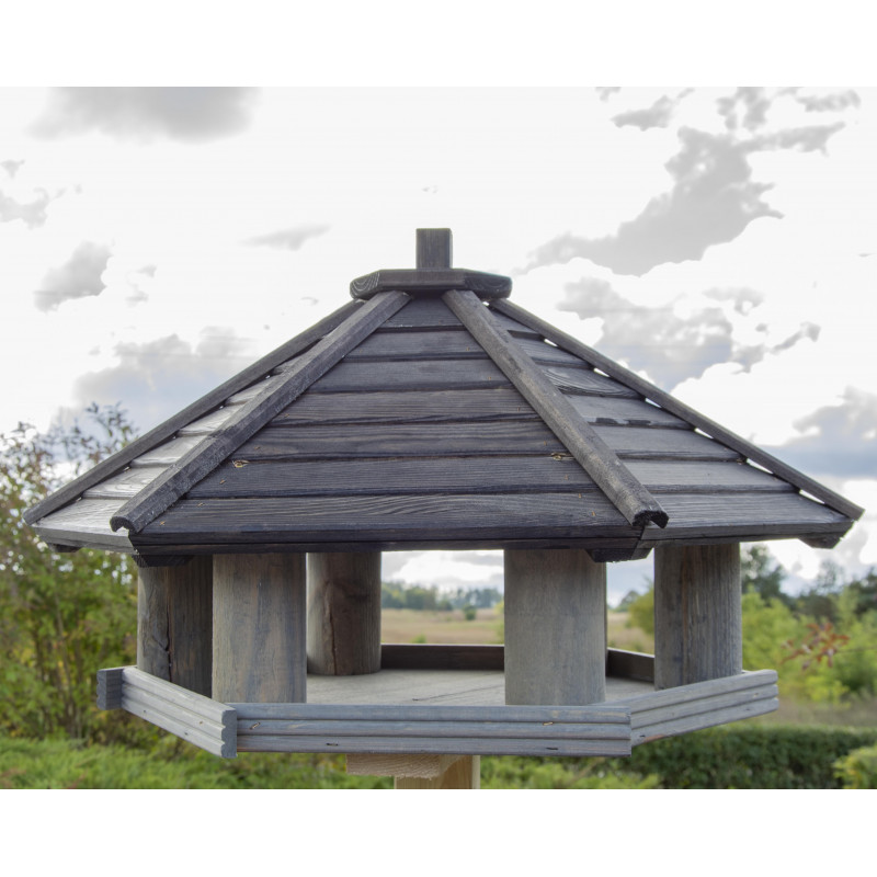 Karmnik dla ptaków drewniany SKOWRONEK VI