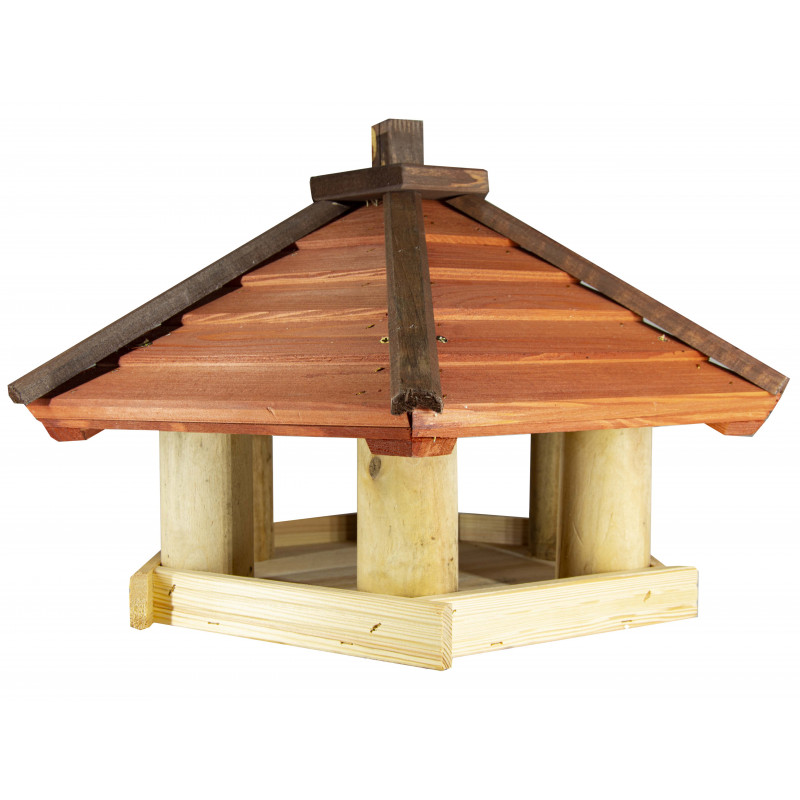 Karmnik dla ptaków SOLIDNY drewniany KOWALIK I