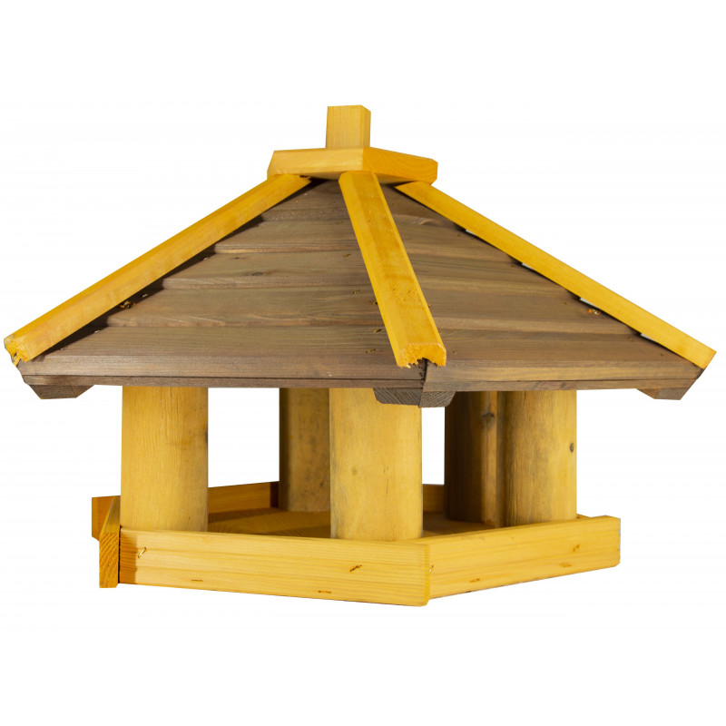 Karmnik dla ptaków SOLIDNY drewniany KOWALIK III