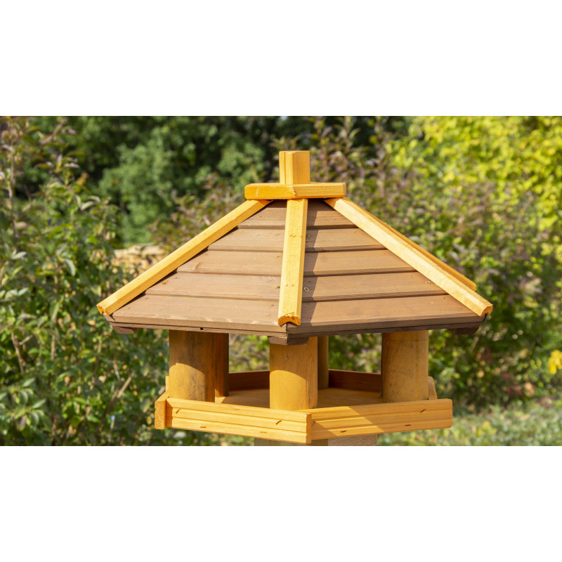 Karmnik dla ptaków SOLIDNY drewniany KOWALIK III