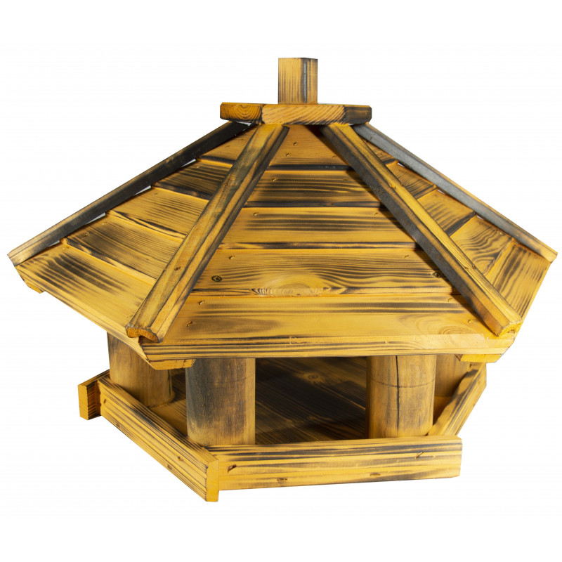 Karmnik dla ptaków SOLIDNY drewniany KOWALIK V