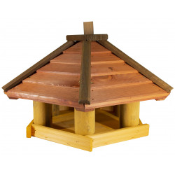 Karmnik dla ptaków SOLIDNY drewniany KOWALIK VII