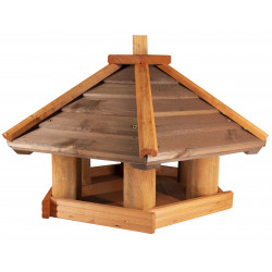 Karmnik dla ptaków SOLIDNY drewniany KOWALIK VIII