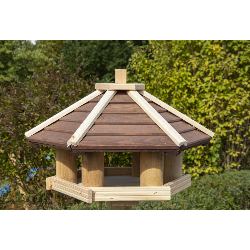 Karmnik dla ptaków SOLIDNY drewniany KOWALIK IX