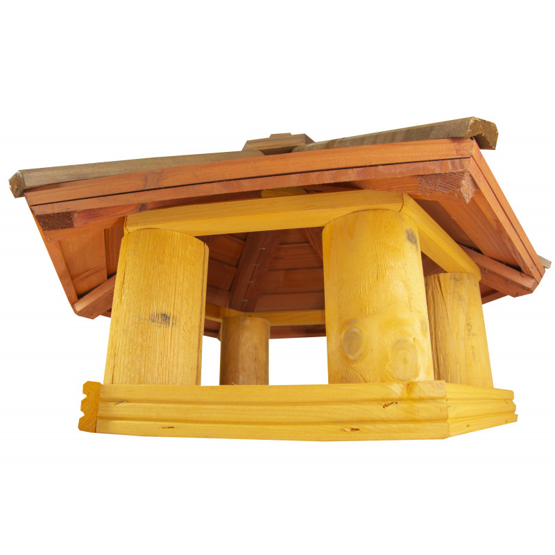 Karmnik dla ptaków SOLIDNY drewniany DROZD IX