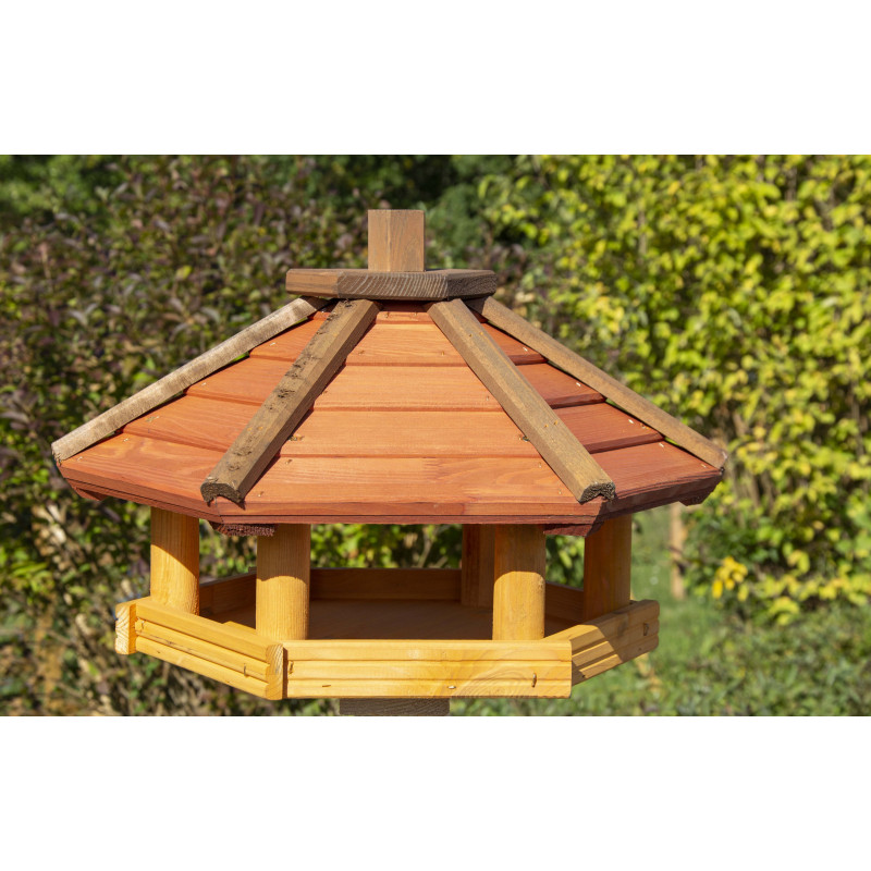 Karmnik dla ptaków SOLIDNY drewniany DROZD IX