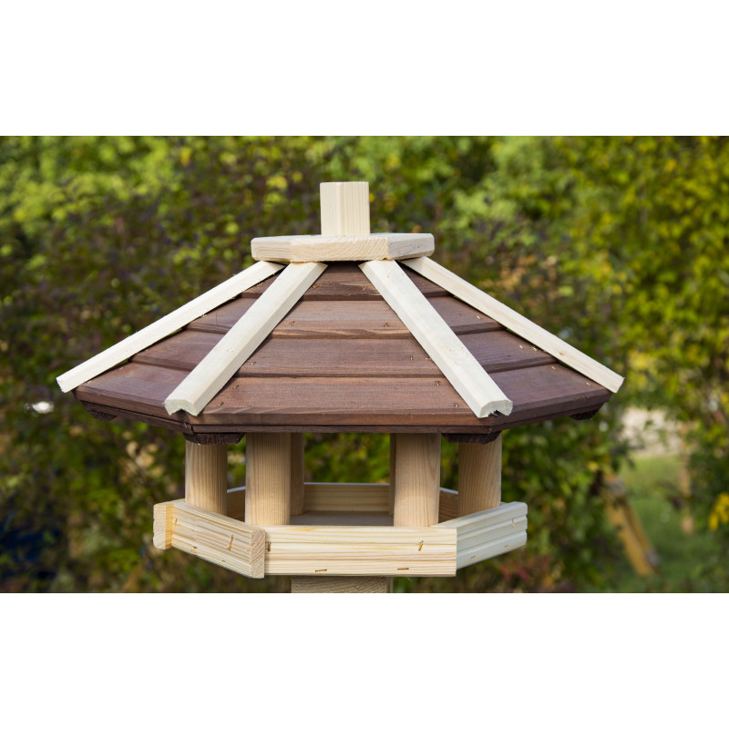 Karmnik dla ptaków drewniany SŁOWIK V