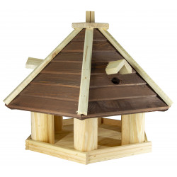 Karmnik dla ptaków DUŻY drewniany SÓJKA III