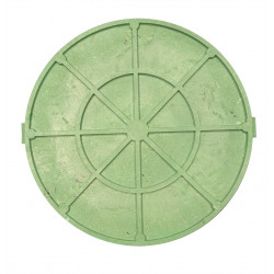 Pokrywa do szamba Garden okrągła - zielony polimer