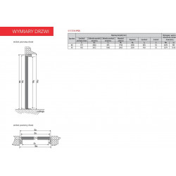 Drzwi zewnętrzne przeszklone HERMES - Białe INOX. Produkt POLSKI.