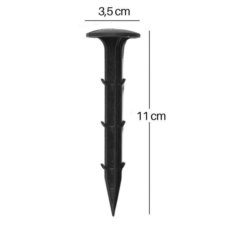Siatka na krety 2x100m + kołki 100 szt. 30g/m2