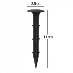 Siatka na krety 4 rolki 2x100m + kołki 400 szt. 30g/m2