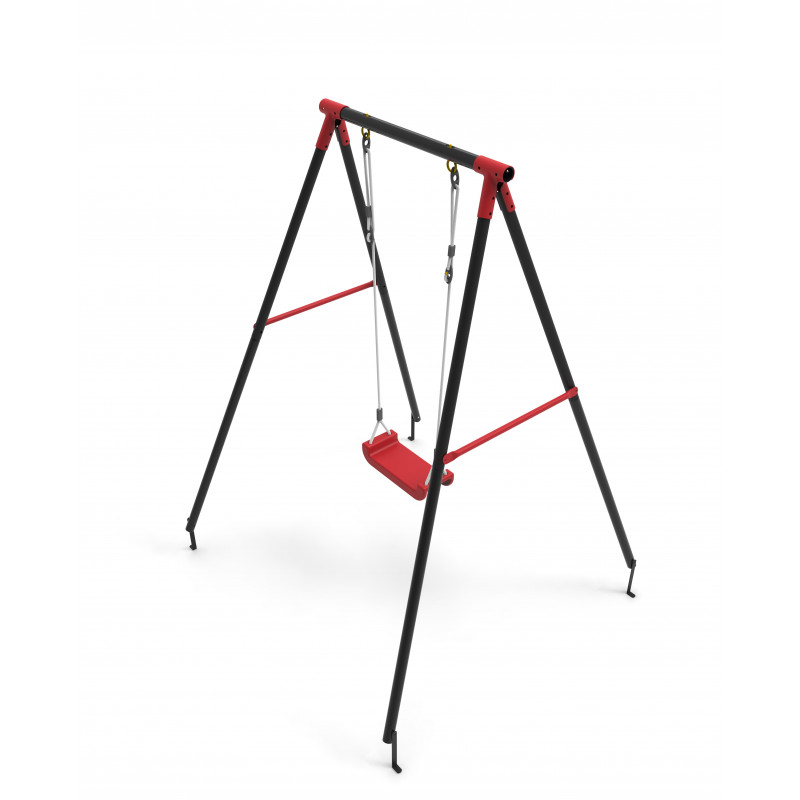 Metalowa Huśtawka Nela Czerwona